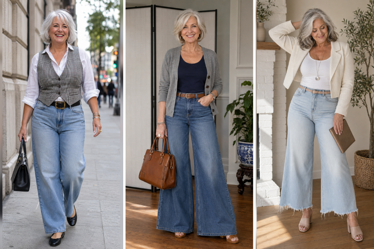 How to Style Jeans for Women Over 50 Without Making the Outfit Feel Too Done